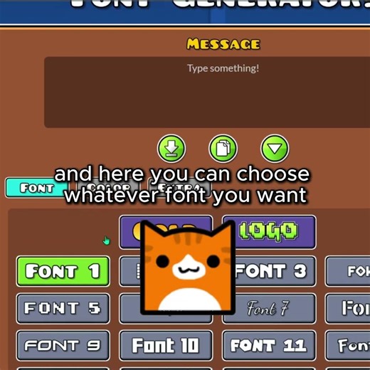 How To Get Geometry Dash Font!
