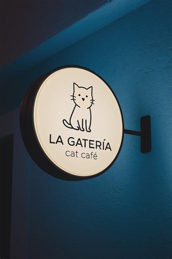 Light Box Sign - Outdoor Business Sign - Illuminated Round Logo Sign - LED Blade Sign for Storefront - Etsy