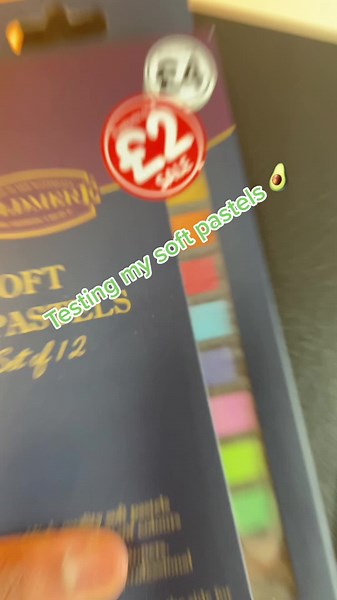 Soft Pastels: My First Experience with Avocado Drawing