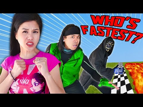 UNMASK The CLOAKER If You WIN AMAZING RACE Challenge (Floor is Lava, Balloon Pop, Hot vs Cold)