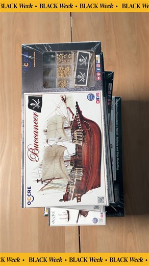 The perfect gift for creators, makers and model ship lovers. Black Week brings up to 50% OFF on OcCre kits, tools and paint packs. Wrap up a project, a passion — a journey. 👉 Shop now while stock lasts. | OcCre International