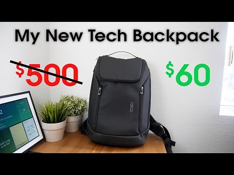 My New Tech Backpack | BANGE Business Backpack Review | H2TechVideos