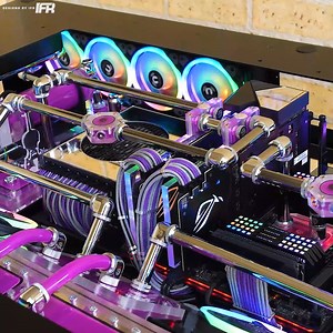 55K views · 2K reactions | Building an INSANE Gaming Desk PC Build 勞 | Designs By IFR | Facebook