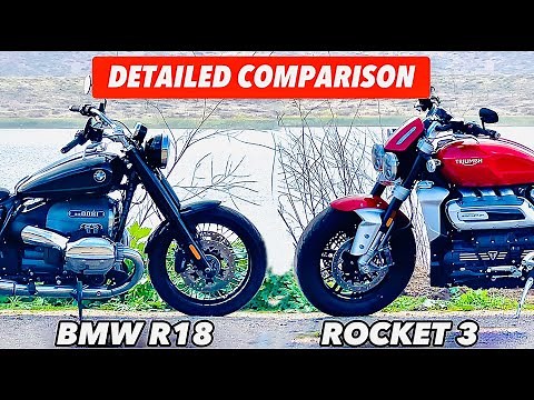 Triumph Rocket 3 -vs- BMW R18 | Detailed Comparison & Performance Review!