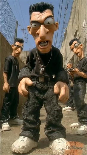 Every group has that one guy who loves to act like he’s the gang leader all by himself 🤣#weirdcore #surreal #leadership #animation #bluecollar