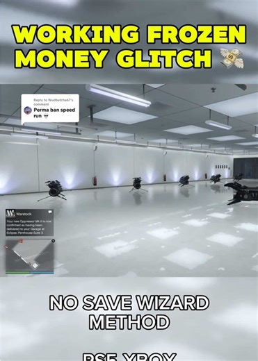 ❄️💸 GTA Online FROZEN MONEY Glitch 💸❄️ NO Save Wizard needed 🚫🧙‍♂️ Unlimited buys 👀🔥 Easy setup • Works for now ⚠️ Follow for more GTA glitches & live heists 💰🚨 #GTAOnline #GTAGlitch #GTA5Online #FYP #GamingFYP