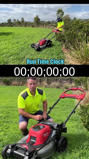 #gifted machinery. I think I need to do this test again. #mowing #lawncare #batterypower #tools #milwaukee