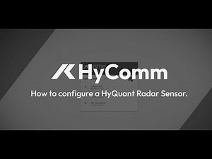 How to configure HyQuant using HyComm