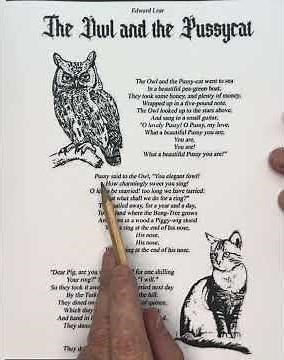 The owl and the pussycat by Edward lear.