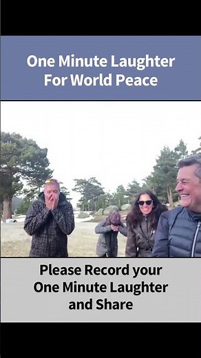 One Minute Laughter for World Peace with Laughter Yoga