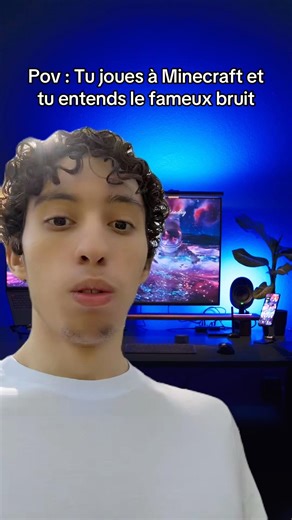 Pov : Tu joues à Minecraft et tu entends le fameux bruit #humour #shortvideo #shorts