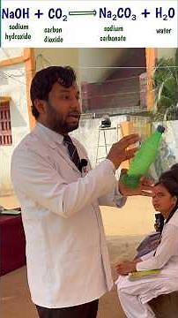 CO₂ Blows It Up, NaOH Shrinks It Down! | The Chemistry of Expanding & Shrinking Bottles