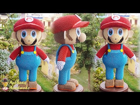 3d origami Super Mario Bros | paper miniature Mario