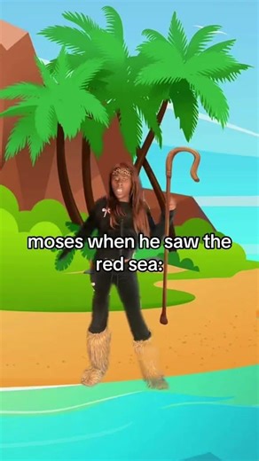 moses when he saw the red sea #comedy #funny