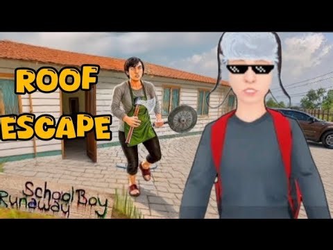 School boy runway roof escape with mod and glitch