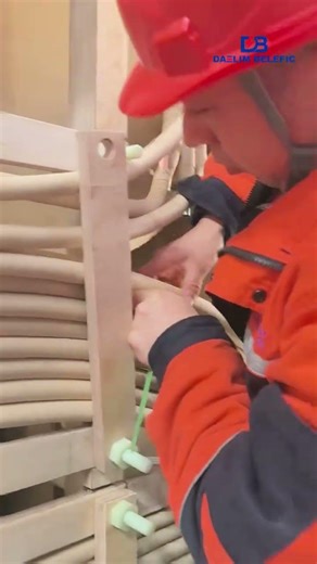 80 MVA power transformer core and winding assembly with leads