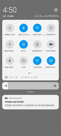 #viral #redmi me new control center use trick/⚡#viralreelas #new
