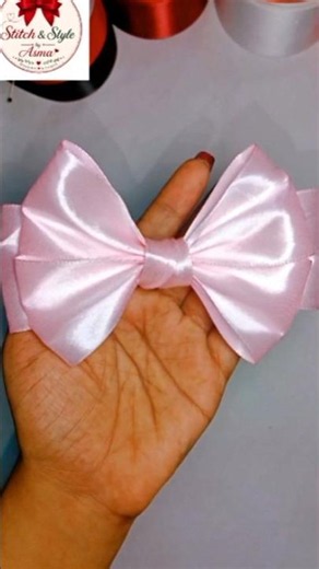 🎀 Easy Ribbon Bow Tutorial