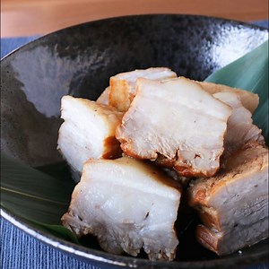 圧力鍋で豚バラブロック肉の煮豚 作り方・レシピ | クラシル