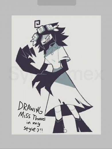 Drawing FPE characters || Miss Thavel! Day 1 #fpe #fanart #art