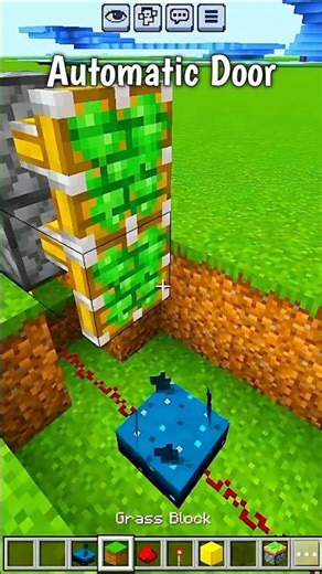 Minecraft Sensor Door #shorts