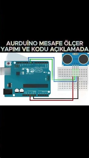 aurduino mesafe ölçer yapımı.