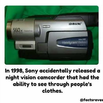 Sony Night vision Camcorder 1998