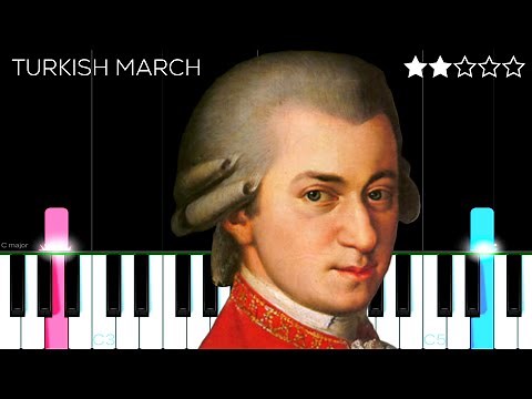 Mozart - Turkish March (Rondo Alla Turca) | EASY Piano Tutorial