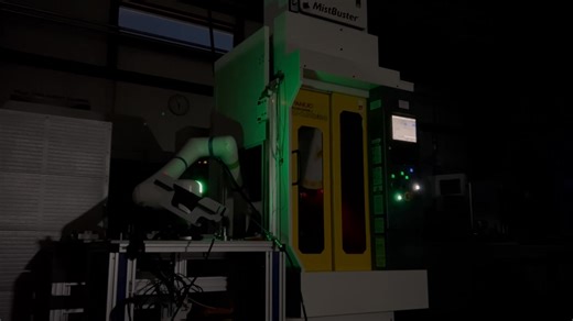 Fanuc Robot and Robodrill putting in the work! Lights out Manufacturing doing its part to keep your shop rocking! 💪💪💪 FANUC America Corporation | OptiPro Systems