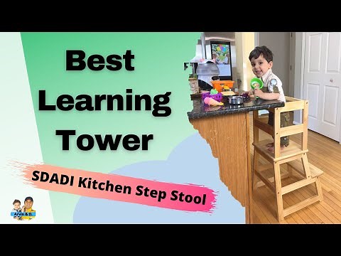 Best Kitchen Helper Stool | Learning Tower: Review-Assembly (SDADI Kitchen Step Stool) [Montessori]