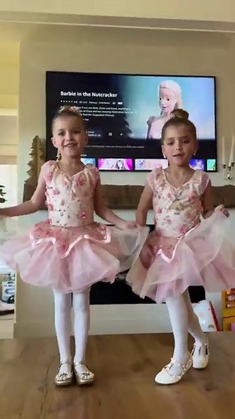 twins' christmas nutcracker ballet performance
