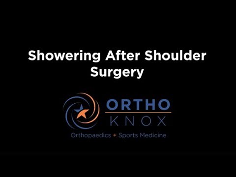 Showering After Shoulder Surgery