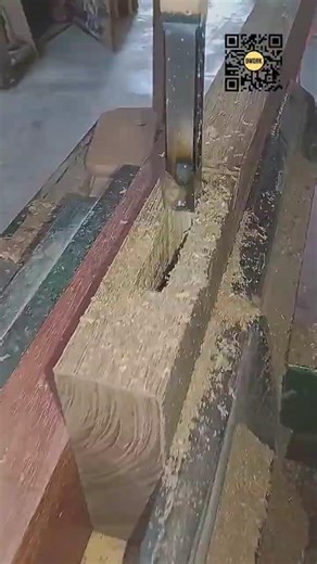 Mortising a Door Lock Slot Using a Woodworking Machine #9work