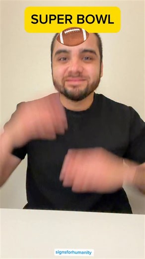 Are you ready for the Super Bowl! 🏈 Don’t miss out on these sign language performances from @beamfred @rican.with.music @celimar_deafpr ! #puertorico #Super Bowl #badbunny VD: A Mexican man, Lalo, wearing a black shirt with Toluca tattoo on his left forearm. He signs the information about the Super Bowl. Transcript: Hello, I will reach you signs related to Super Bowl! Are you ready? 1. Bad bunny 2. Patriots 3. Seahawks 4. Halftime 5. Commercial Guess what? The Super Bowl is on February 8th! Bef