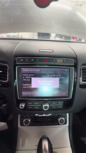 Oil Reset On Volkswagen Touareg#germancars#automobile#foryou