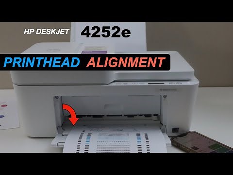 HP DeskJet 4252e Printhead Alignment, Improve Print Quality !