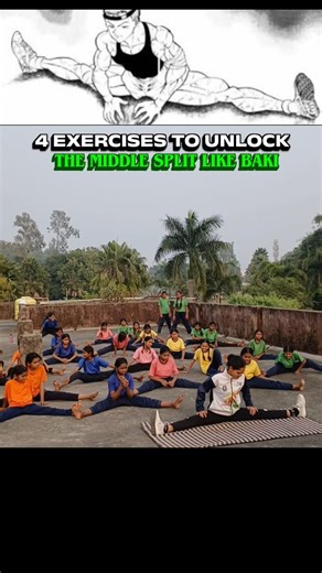 Roshni Rajput on Instagram: "4 EXERCISES TO UNLOCK THE MIDDLE SPLIT LIKE BAKI ❓️ . . Share & save for later . . #spilt #middlespilt #tutorial #stretching #stretch #flexibility #instagramreels #martialarts #karate #instagram"