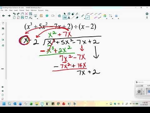 Long and Synthetic Division of Polynomials