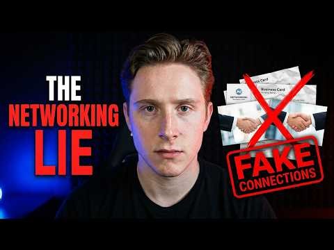 Networking is a Transaction, Not a Relationship