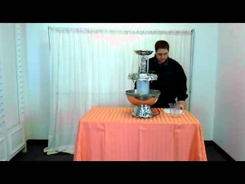 How to Operate the Champagne Fountain