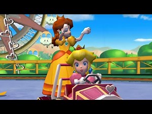 GameCube Longplay - Mario Kart: Double Dash!! Full Game (Peach and Daisy)