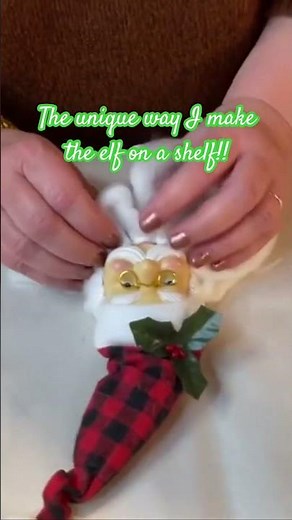 The unique way I make the Elf on a shelf. You gotta see this!watch the full tutorial follow the link