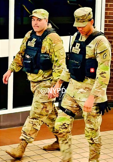 Joint Task Force Empire Shield (JTFES) is a standing New York National Guard security force that works daily with the Port Authority Police Department (PAPD) and other local, state, and federal law enforcement agencies to deter and prevent terrorism. #nyc #fyp #police #safety #security @New York City Police Dept.