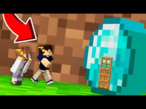 I Built a SECRET BASE inside a DIAMOND in Minecraft!