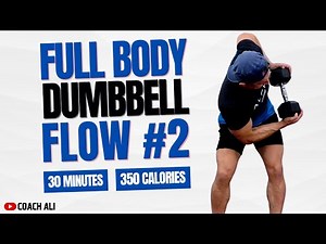 FLOW No.2 - Full Body Dumbbell Workout At Home With Coach Ali
