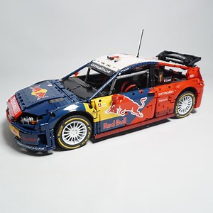 LEGO MOC-123090 Citroen C4 WRC 2008 Red Bull Edition 1:8 Scale Sebastien Loeb (Technic 2022)