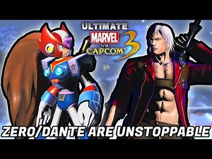 ZERO/DANTE DESTROYING THE WHOLE UMVC3 LOBBY!