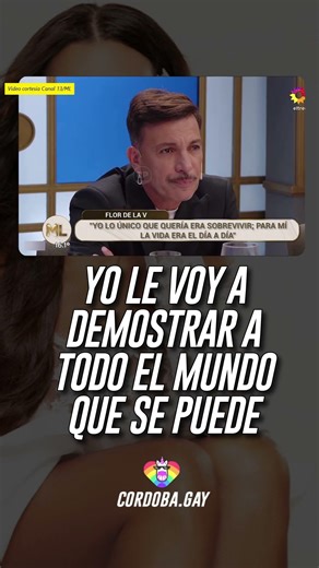 Flor de la V contó su historia en el programa de Mirtha Legrand.