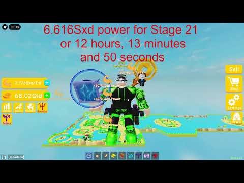 Grinding for Stage 21 in No Limit Lifting Simulator! (LIVE!!!)