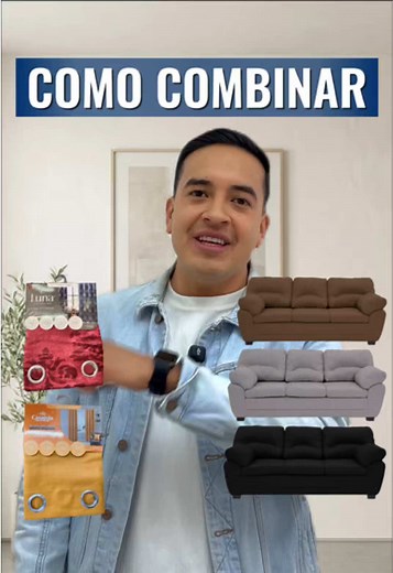 Combina Sillones y Cortinas para tu Sala
